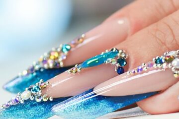 use a nail drill on acrylic nails